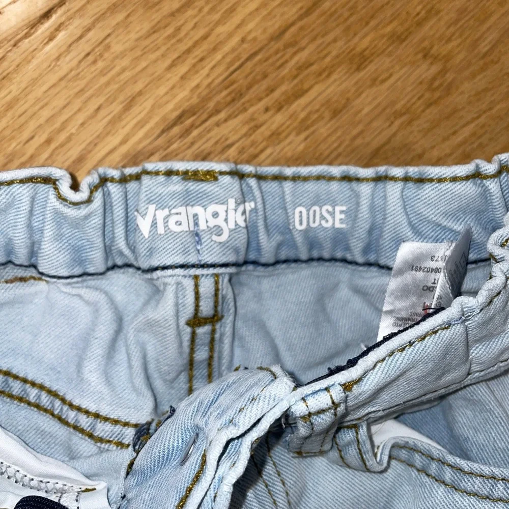 Wrangler Boys Jeans Size 12 Slim Blue Light Loose Fit Denim Adjustable Waist